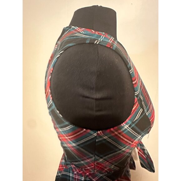 Draper James Women’s Size 2 Sleeveless Stewart Tartan Plaid Dress with Waist Tie - Picture 3 of 13